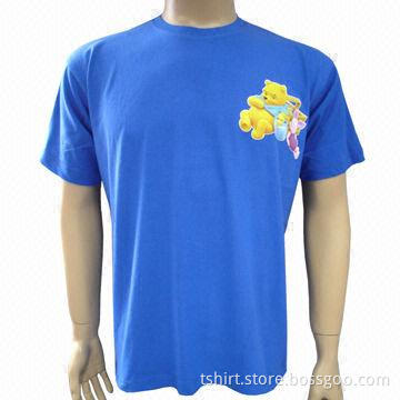T-shirt with heat-transfer printing
